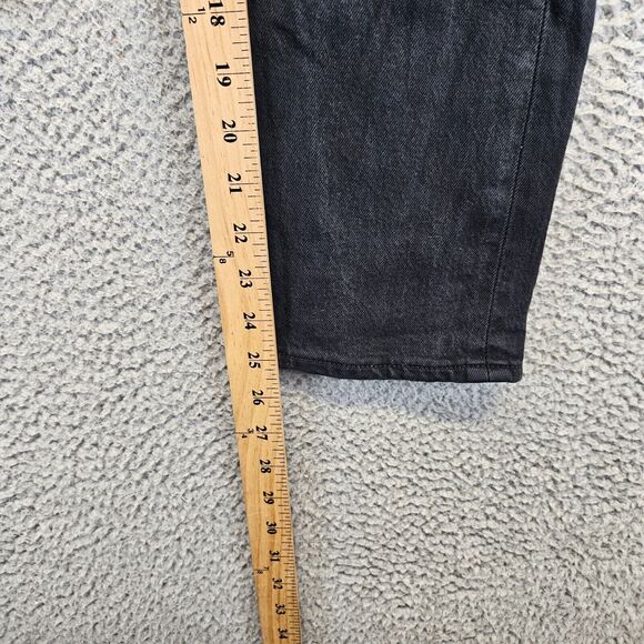 Levis Jeans Womens Size 24 Black Denim Wedgie Straight Button Fly‎ Mid Rise - Picture 5 of 13